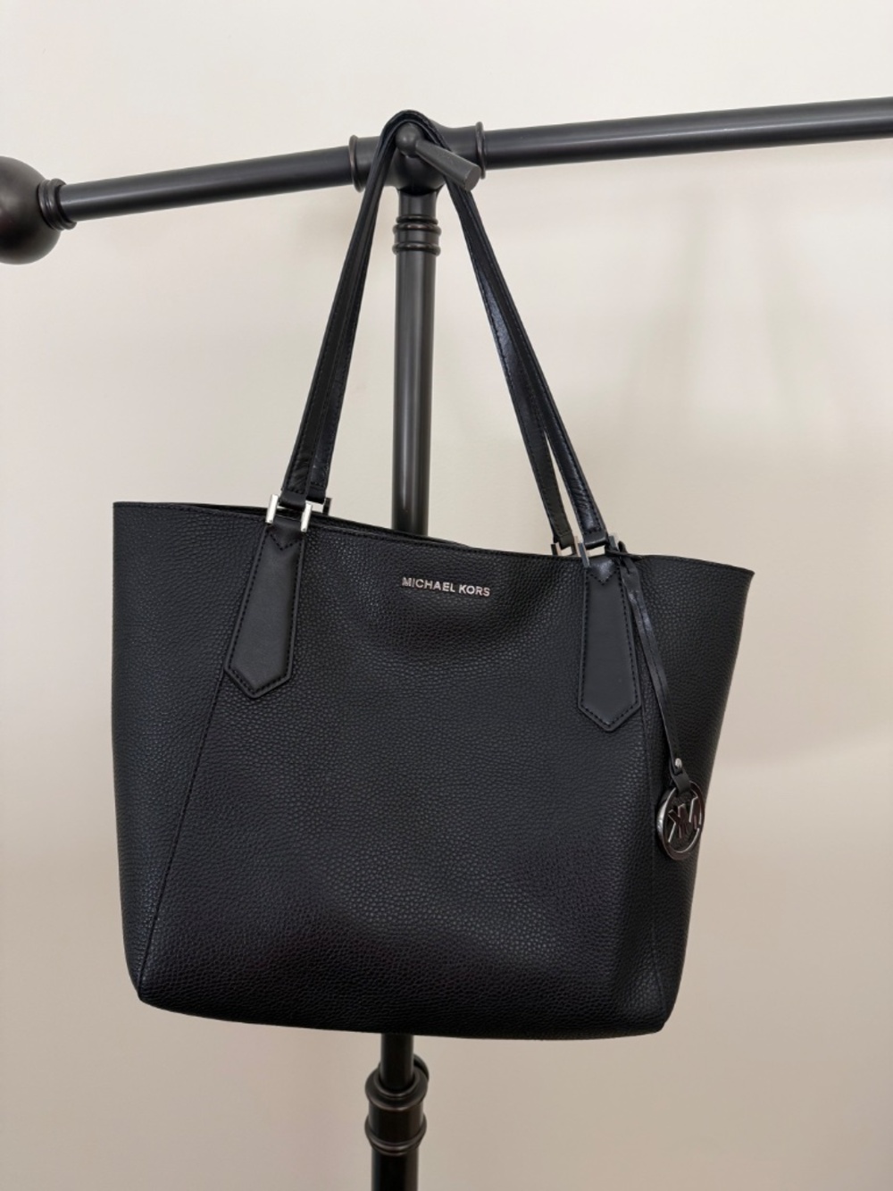 Michael Kors Kimberly Large Bonded Leather Tote Bag